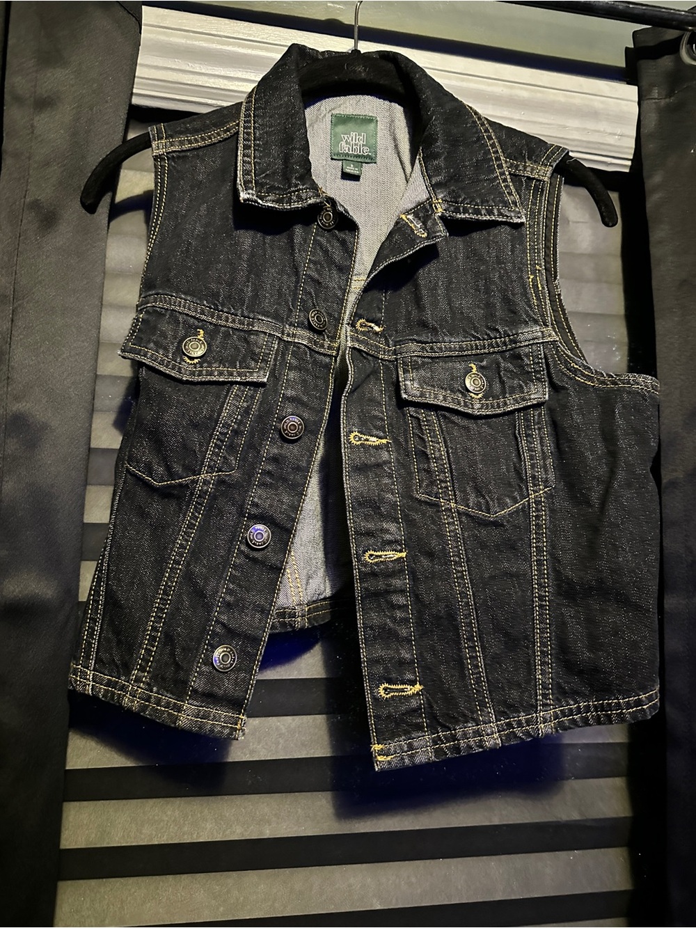 Wild Fable Denim Sleeveless Vest